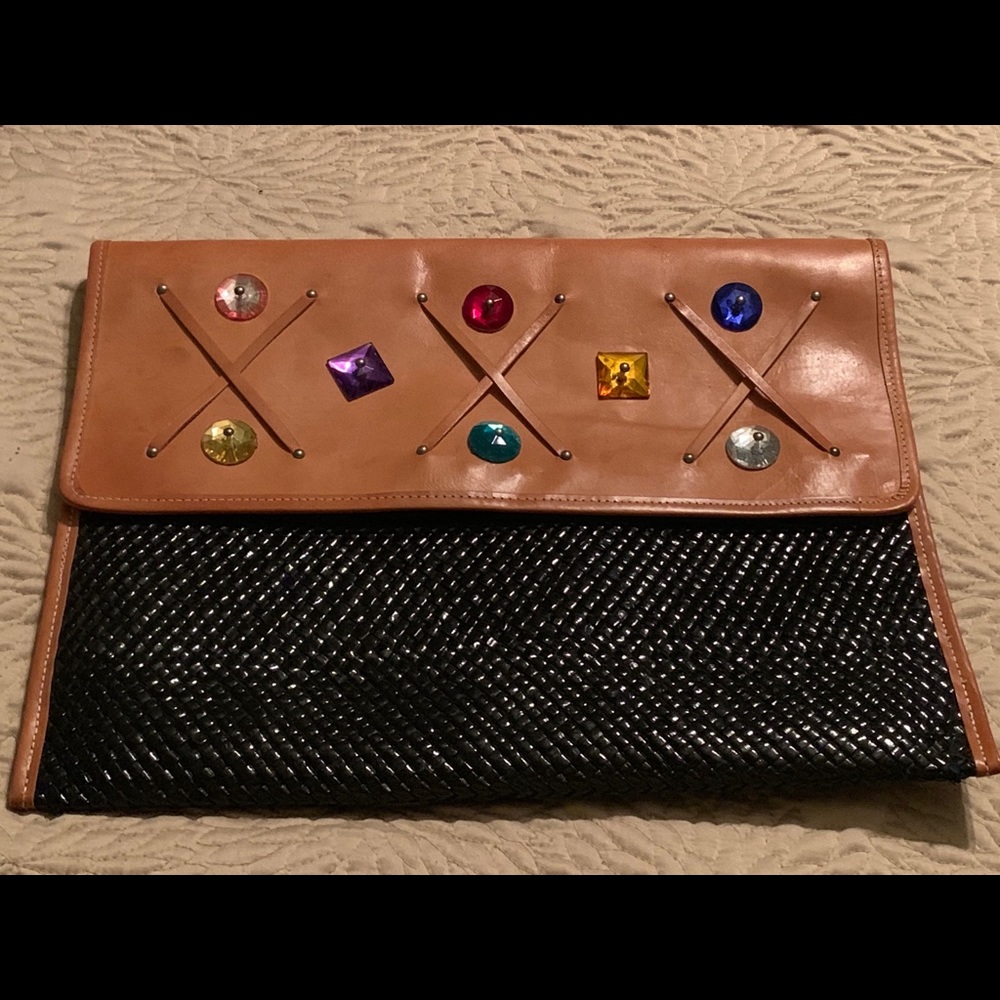 Marshall Field’s Black Clutch